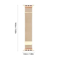 Apple Watch - Cinturino DUX Milanese Versione Pro - 42mm/44mm/45mm/46mm(10.Gen)/49mm, Oro – Bild 6