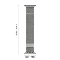 Apple Watch - Cinturino DUX Milanese Versione Pro - 42mm/44mm/45mm/46mm(10.Gen)/49mm, Grigio scuro – Bild 6