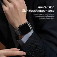 Apple Watch - Cinturino in vera pelle DUX Gadget Series (42MM-49MM), versione YA, nero – Bild 6