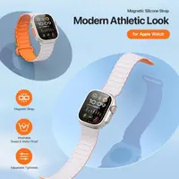 Apple Watch - Cinturino versione DUX KJ (42-49 mm) Bianco-Arancione – Bild 5