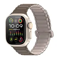 Apple Watch - Cinturino versione DUX KJ (42-49 mm) Marrone Grigio – Bild 1