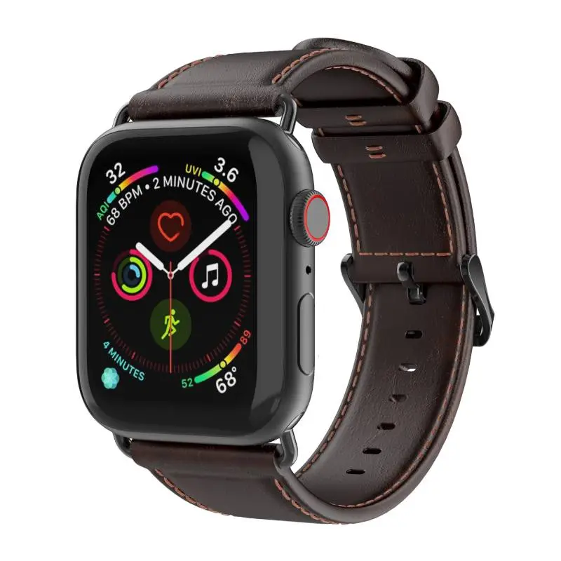 Apple Watch - DUX Business Strap (42mm/44mm/45mm/46mm(10.Gen)/49mm), Kaffeebraun