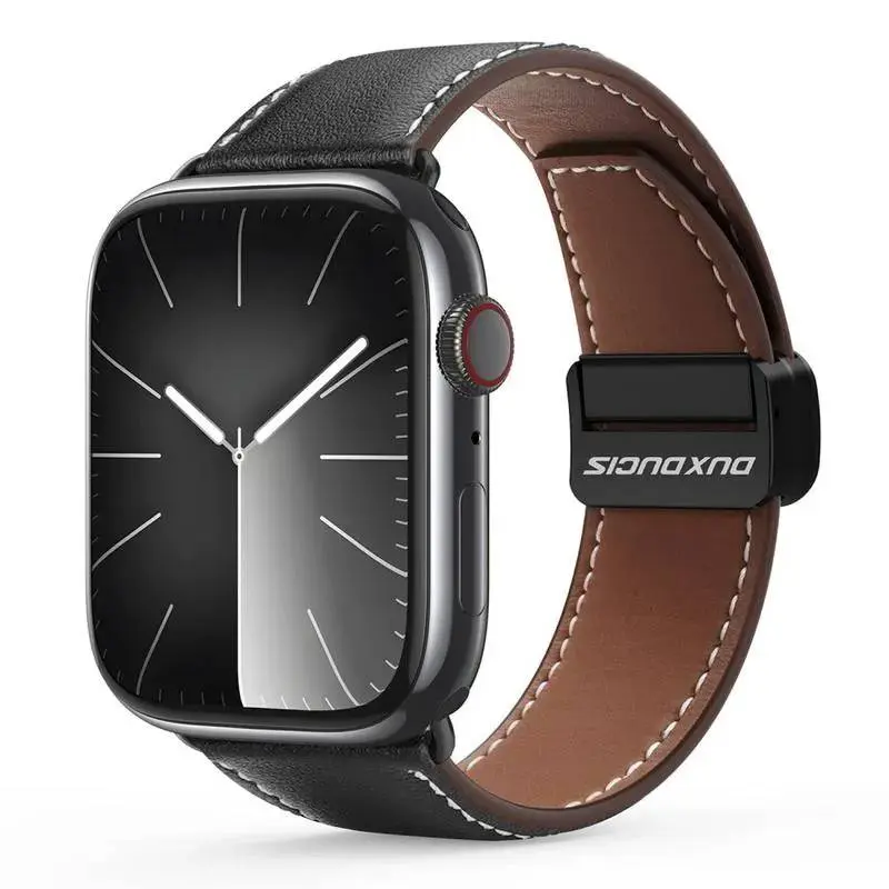 Apple Watch - DUX Gadget Series Armband aus echtem Leder (38MM - 42MM), YA Version, schwarz