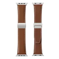 Apple Watch - DUX Gadget Series bracelet en cuir véritable (38MM - 42MM) version YA, marron – Bild 3