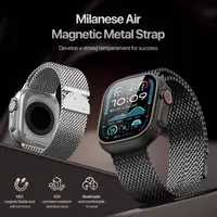 Apple Watch - DUX Milanese Air Version Strap - 42mm/44mm/45mm/46mm(10.Gen)/49mm, Argent – Bild 4