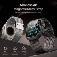 Apple Watch - DUX Milanese Air Version Strap - 42mm/44mm/45mm/46mm(10.Gen)/49mm, Grau – Bild 4