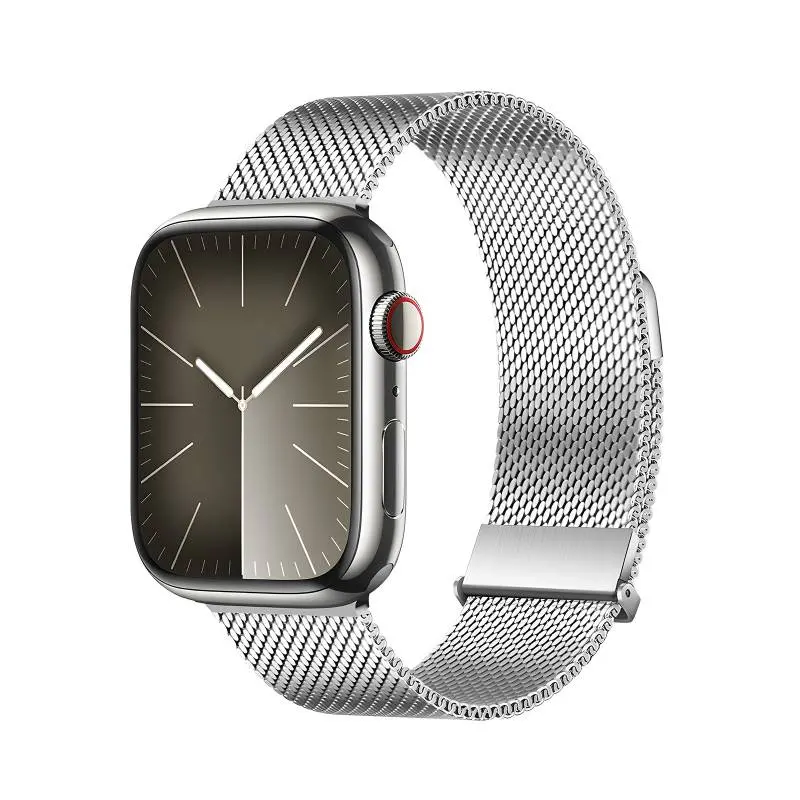 Apple Watch - DUX Milanese Pro Version Strap - 38mm/40mm/41mm/42mm(10.Gen), Silber