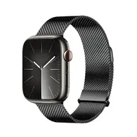 Apple Watch - DUX Milanese Pro Version Strap - 42mm/44mm/45mm/46mm(10.Gen)/49mm, Black – Bild 1