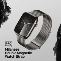 Apple Watch - DUX Milanese Pro Version Strap - 42mm/44mm/45mm/46mm(10.Gen)/49mm, dark gray – Bild 7
