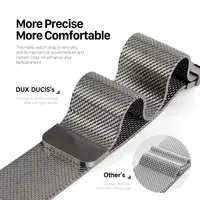 Apple Watch - DUX Milanese Pro Version Strap - 42mm/44mm/45mm/46mm(10.Gen)/49mm, Gris foncé – Bild 8