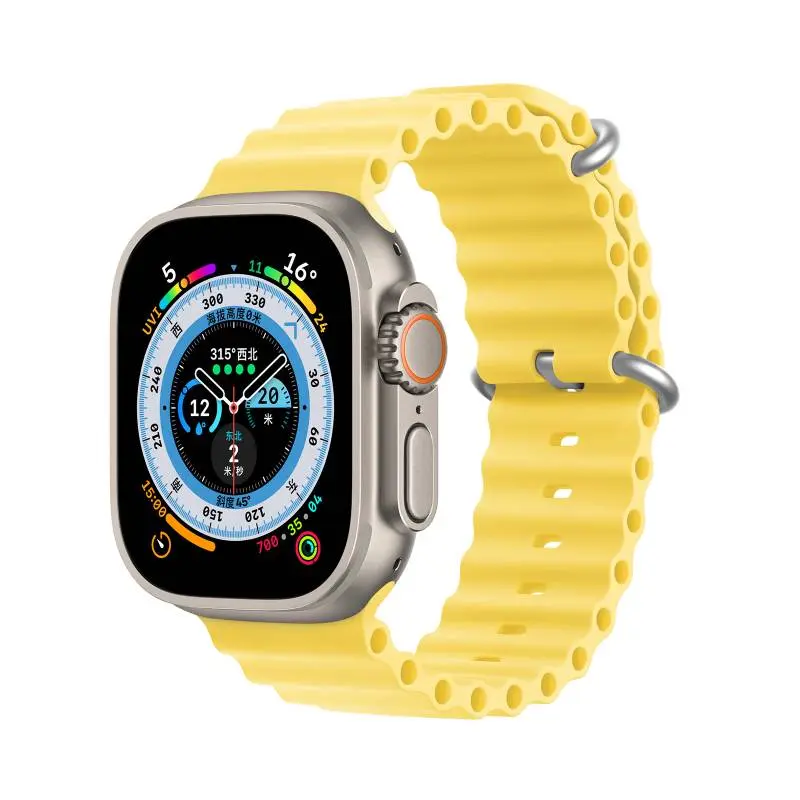 Apple Watch - DUX OceanWave Version Strap - 38mm/40mm/41mm/42mm(10.Gen), Yellow