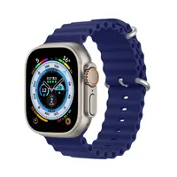 Apple Watch - DUX OceanWave Version Strap - 42mm/44mm/45mm/46mm(10.Gen)/49mm, Blau – Bild 1