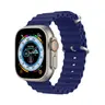 Apple Watch - DUX OceanWave Version Strap - 42mm/44mm/45mm/46mm(10.Gen)/49mm, Bleu