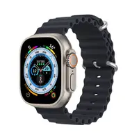Apple Watch - DUX OceanWave Version Strap - 42mm/44mm/45mm/46mm(10.Gen)/49mm, Midnight – Bild 1