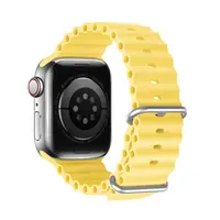Apple Watch - DUX OceanWave Version Strap - 42mm/44mm/45mm/46mm(10.Gen)/49mm, Yellow – Bild 2
