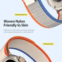 Apple Watch - DUX YJ Version Strap - 42mm/44mm/45mm/46mm(10.Gen)/49mm Orange-Beige – Bild 6