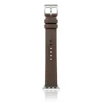 Apple Watch - Leather strap (38/40/41mm) - Gray with silver buckle – Bild 1