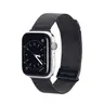 Apple Watch - sangle DUX version milanaise - 42mm/44mm/45mm/46mm(10.Gen)/49mm, Noir