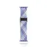 Apple Watch Stoff Armband 38/40/41mm Violett/Weiss/Blau