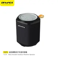 Awei - Mini haut-parleur portable sans fil pour l'extérieur Y379, noir – Bild 1