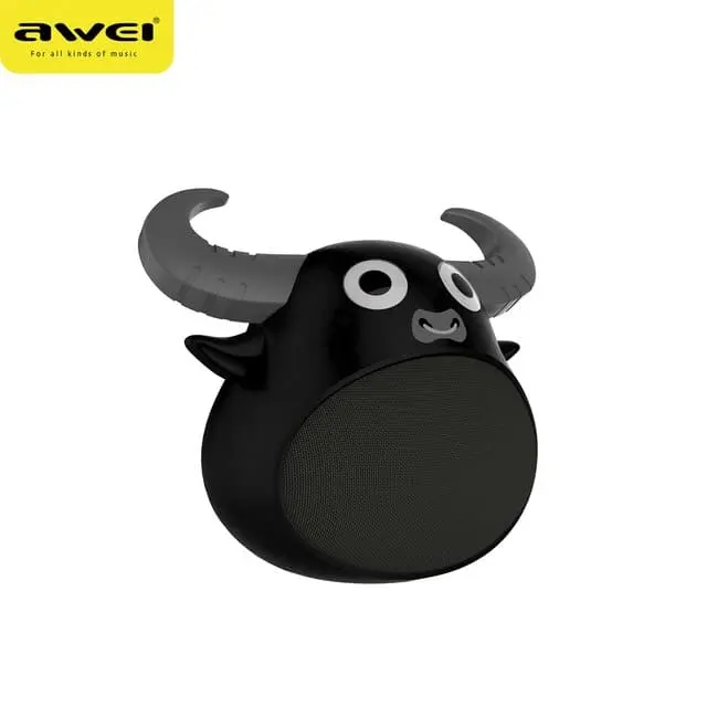 Awei - Portable mini wireless speaker - Bull style - Y335, black