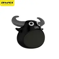 Awei - Portable mini wireless speaker - Bull style - Y335, schwarz – Bild 1