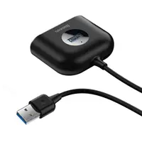 Baseus - 4-in-1 USB HUB adapter, 1m, black (CAHUB-AY01) – Bild 3