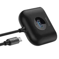 Baseus - 4-in-1 USB HUB Adapter, 1m, Schwarz (CAHUB-AY01) – Bild 4