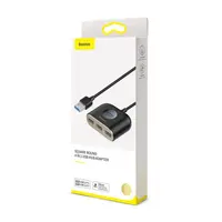 Baseus - Adaptateur HUB USB 4 en 1, 1m, noir (CAHUB-AY01) – Bild 6