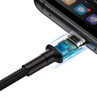 Baseus - Cafule HW - Schnellladekabel USB Typ-C, 40W 1m, Grauschwarz (CATKLF-PG1) – Bild 8