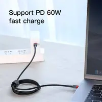 Baseus - Cafule - Type-C PD2.0 60W fast charging cable, 1m, red + black (CATKLF-G91) – Bild 2