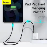 Baseus - Compact - Chargeur rapide 2U+C, 30W EU, Blanc (CCXJ-E02) – Bild 5