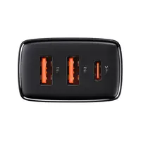 Baseus - Compact - Chargeur rapide 2U+C, 30W EU, noir (CCXJ-E01) – Bild 7
