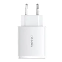 Baseus - Compact - Fast charger 2U+C, 30W EU, White (CCXJ-E02) – Bild 1