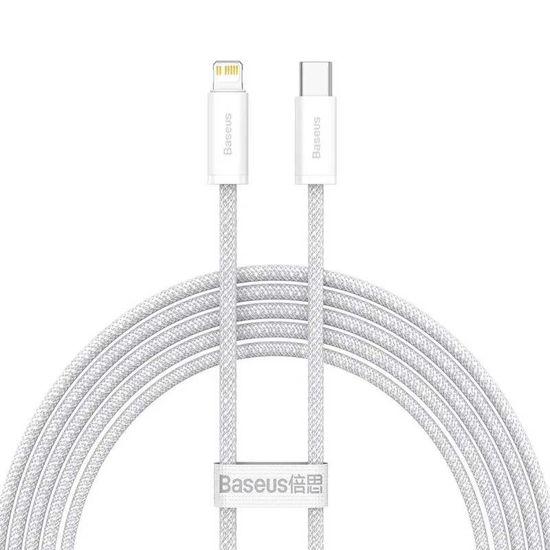 Baseus - Dynamic Serie - Câble de charge rapide Type-C vers iP, 20W 2m, Blanc (CALD000102)