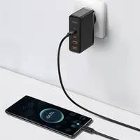 Baseus - GaN2 Pro - Schnellladegerät 2C+2U, 100W EU, Schwarz (CCGAN2P-L01) – Bild 7