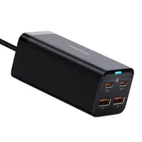 Baseus - GaN3 Pro - Caricabatterie rapido da tavolo 2U+2C, 100W EU, nero (CCGP000101) – Bild 4