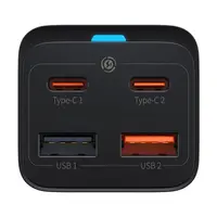 Baseus - GaN3 Pro - Desktop fast charger 2C+2U, 65W EU, Black (CCGP040101) – Bild 6