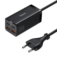Baseus - GaN3 Pro - Desktop fast charger 2U+2C, 100W EU, Black (CCGP000101) – Bild 1