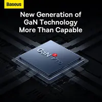 Baseus - GaN5 Pro - Chargeur rapide 2C+U, 65W EU, Blanc (CCGP120202) – Bild 5