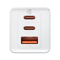 Baseus - GaN5 Pro - Schnellladegerät 2C+U, 65W EU, Weiss (CCGP120202) – Bild 8