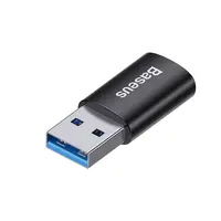 Baseus - Ingenuity Serie - Mini OTG Adapter USB 3.1 auf Typ-C, Schwarz (ZJJQ000101) – Bild 1