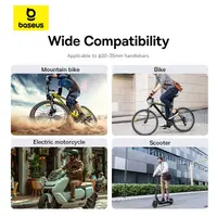 Baseus - Série PrimeTrip - Support magnétique pour téléphone portable de vélo, noir (C40569000121-00) – Bild 9