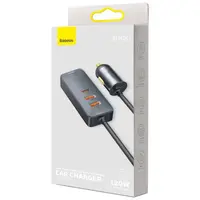 Baseus - Share Together PPS - Caricatore rapido multiplo per auto, 120W 2U+2C, grigio (CCBT-A0G) – Bild 2