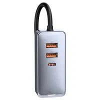 Baseus - Share Together PPS - Multi-Port Schnellladegerät für's Auto, 120W 2U+2C, Grau (CCBT-A0G) – Bild 6