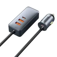 Baseus - Share Together PPS - Multi-Port Schnellladegerät für's Auto, 120W 2U+2C, Grau (CCBT-A0G) – Bild 1