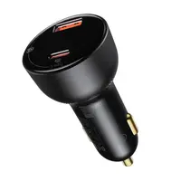 Baseus - Superme - Car Charger with Digital Display & Quick Charge Cable, Black (TZCCZX-01) – Bild 9