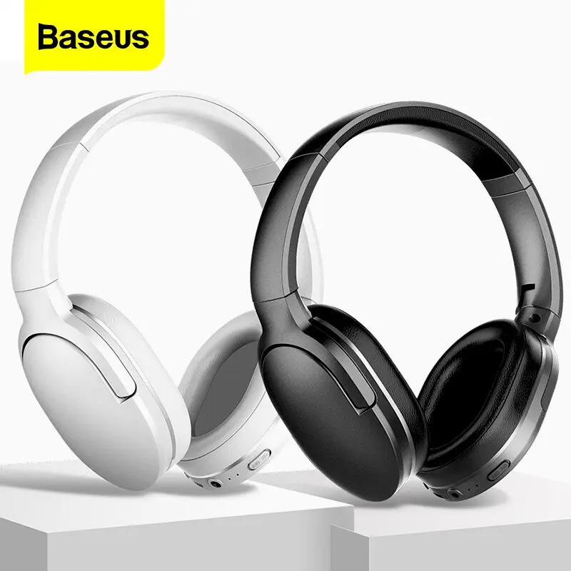 Baseus Wireless Headphone D02 Pro - Cuffie Bluetooth, nero