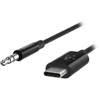 Belkin - 3.5mm Audio to USB-C Cable, 90cm, Audio cable for music, Black – Bild 5