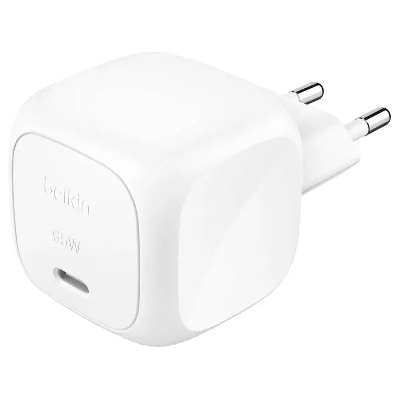 Belkin - BoostCharge chargeur USB-C, 65W, Power Delivery, Blanc
